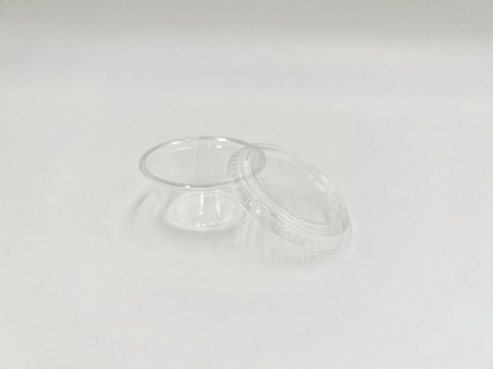 2 oz PLA Compostable Portion Cup Lid - 2000/case